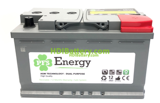 Batería AGM para caravanas PFS Energy 12v 80Ah L4 
