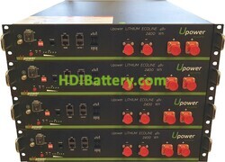 Batería UPower Lithium ecoline UE-48Li2400WH 48V 9600Wh