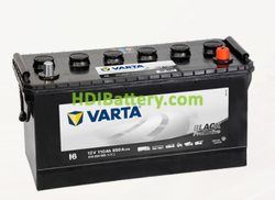 Batería Varta 12 voltios 110 ah 850A Promotive Black ref. I6 413 x 175 x 220 mm