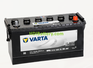 Batera Varta 12 voltios 110 ah 850A Promotive Black ref. I6 413 x 175 x 220 mm