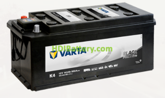 Batera Varta 12 voltios 143 ah 950A Promotive Black ref. K4 514 x 218 x 210 mm