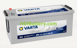 Batería Varta 12 voltios 170 ah 1000A Promotive Blue ref. M8 513 x 223 x 223 mm