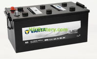Batería Varta 12 voltios 220 ah 1150A Promotive Black ref. N5 518 x 276 x 242 mm