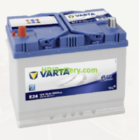 Batera Varta 12 voltios 70 ah 630A Blue Dynamic ref. E24 261 x 175 x 220 mm