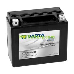 Batería Varta PowerSports AGM Alto Rendimiento YTX20HL-BS 12 V 18 A