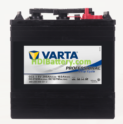 Batería Varta Professional Deep Cycle 6 voltios 208Ah GC2_1 260 x 181 x 283 mm