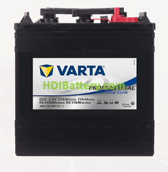 Batería Varta Professional Deep Cycle 6 voltios 216Ah GC2_2 260 x 181 x 283 mm