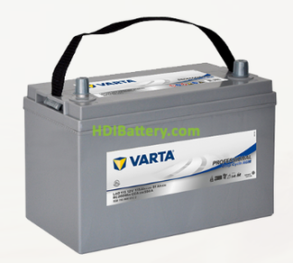 Batera para barco Varta Professional Deep Cycle AGM 12 voltios 115Ah 550A LAD115 328 x 172 x 233.5 mm