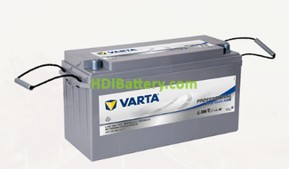Batera para barco Varta Professional Deep Cycle AGM 12 voltios 150Ah 825A LAD150 484 x 171 x 241 mm