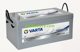 Batera para caravanas Varta Professional Deep Cycle AGM 12 voltios 260Ah 1525A LAD260 521 x 209 x 239.5 mm