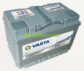Batera Varta Professional Deep Cycle AGM 12 voltios 60Ah 464A LAD60B 278 x 175 x 190 mm