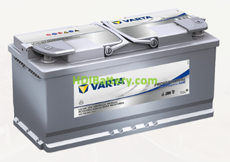 Batera para caravanas Varta Professional Purpose AGM 12 voltios 105Ah 950A LA105 394 x 175 x 190 mm