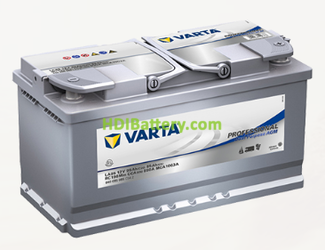 Batera para caravanas Varta Professional Purpose AGM 12 voltios 95Ah 850A LA95 353 x 175 x 190 mm