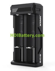 Cargador baterías XTAR SC2