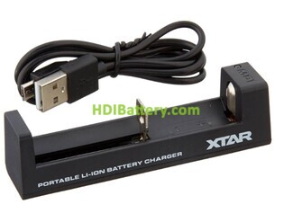 Cargador de bateras de litio XTAR MC1 USB