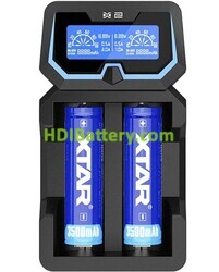 Cargador de Baterías Litio-ion / NI-CD NI-MH XTAR X2