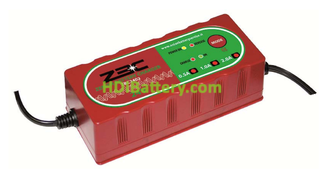 Cargador para bateras de litio, plomo, AGM y gel Zenith 24 voltios 2 Amperios ZBC2402