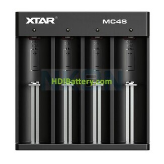 Cargador para bateras de litio XTAR MC4S 