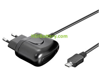 Cargador para dispositivos mviles micro USB 5V-1A CAR222