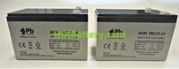 Conjunto de 2 baterías AGM Premium Battery PBC12-14 12V 14Ah
