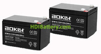 Kit de 2 baterías para patinete Aokly Power 6FM12 24V 12Ah