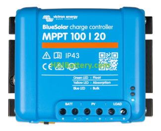 Controlador de carga BlueSolar MPPT 100-20 12-24-48V-20A 