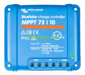 Controlador de carga BlueSolar MPPT 75-10 12-24V-10A