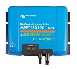 Controlador de carga BlueSolar MPPT 150-70 MC4 12-24-48V-70A