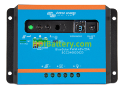 Controlador de carga BlueSolar PWM LCD & USB 48V-20A