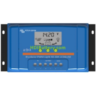 Controlador de carga BlueSolar PWM LCD & USB 48V-30A