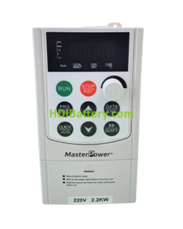 Inversor solar para bombeo 2.2kW 1-3 phases in-out 