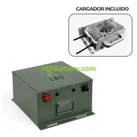 KIT Bater�a para Buggy de Golf LiFePO4 51.2V 60Ah LBS Battery + Cargador 15A