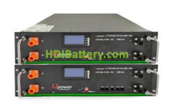 Kit de 2 Baterías de Litio U-Power UE-48Li100-3U 48V 100Ah 4800Wh