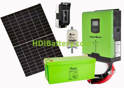 Kit Solar Aislado Carbono-Gel U-Power 3kW 24V