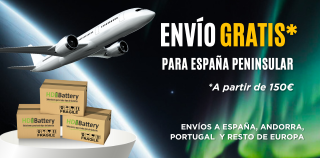 Portes gratis a partir de 150 euros;