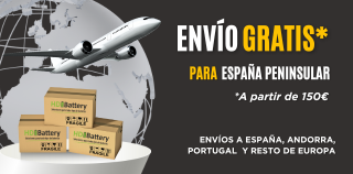 Portes gratis a partir de 150 euros;