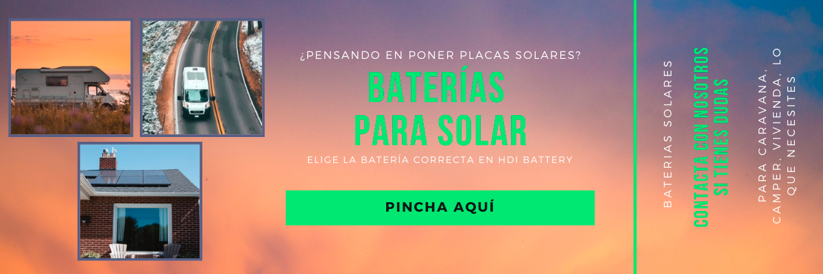 Baterias Solares para paneles