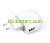 Cargador Alimentador 100-240Vca / USB 5Vcc-2000mA