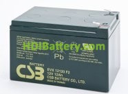 Bateria de Plomo EVX12120 CSB 12 Voltios 12 Amperios