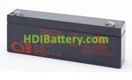 Batería para UPS-SAI 12v 2,2Ah plomo AGM GP1222 CSB