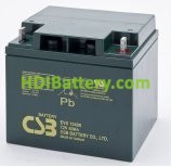 Bateria de Plomo EVX-12400 CSB 12 Voltios 40 Amperios