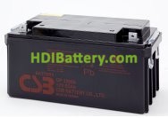 Batería de Plomo GP12650 CSB Battery 12V 65Ah