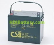 Bateria de Plomo EVX-12750 CSB 12 Voltios 75 Amperios