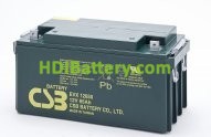 Bateria de Plomo EVX-12650 CSB 12 Voltios 65 Amperios