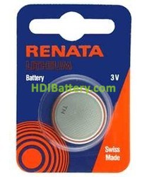 Pila de Litio Renata CR-2032CU Li/MnO2 3V 235mAh 