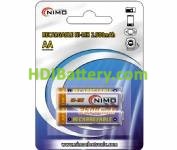 Batera recargable cilndrica AA/RC06 2500mAh NI-MH