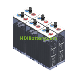 6 vasos Batera estacionaria Solar 7 OPZS 490 775ah C100 12V 