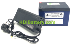 Pack Batera Litio ion Samsung 24V 14.5Ah + BMS + Cargador 29.4V 2A