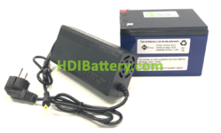 Pack Batera Litio ion Samsung 24V 17.5 Ah + BMS + Cargador 29.4V 2A