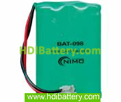 Pack de bateras 3,6V/700mAh NI-MH